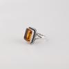 Natural Citrine Gemstone 925 Sterling Silver Handmade Women's Jewelry Pretty Proposal Ring For Her RR-71-4