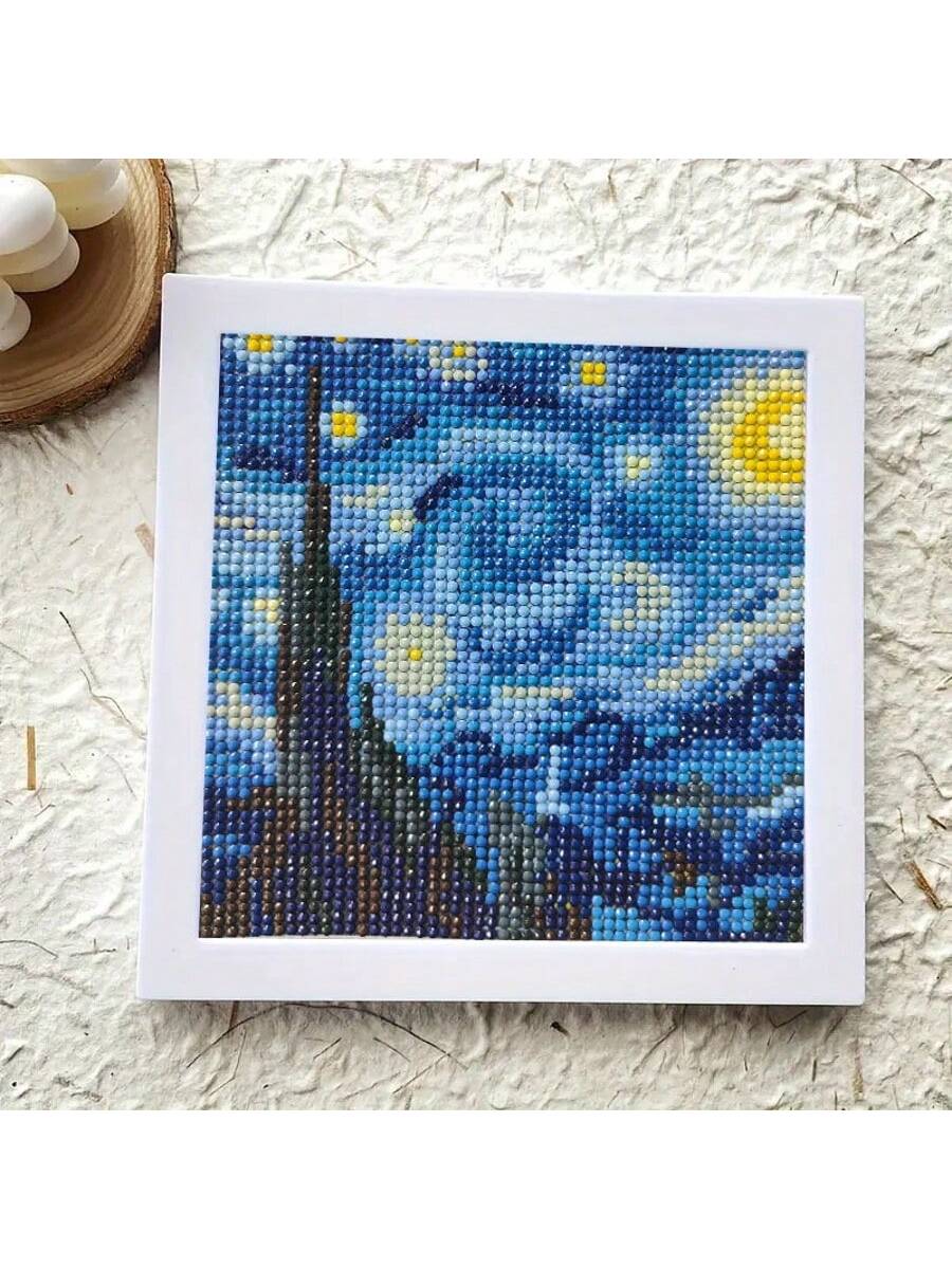 

Vincent Van Gogh Diy Diamond Painting,Handmade Paste Diamond Decorative Painting, Home Modern Decoration One Size