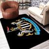 Newcastle United Pattern Rug Floor Mat for Living Room or Bedroom Soft and Comfortable Carpet a Gift for Birthday and Holiday.