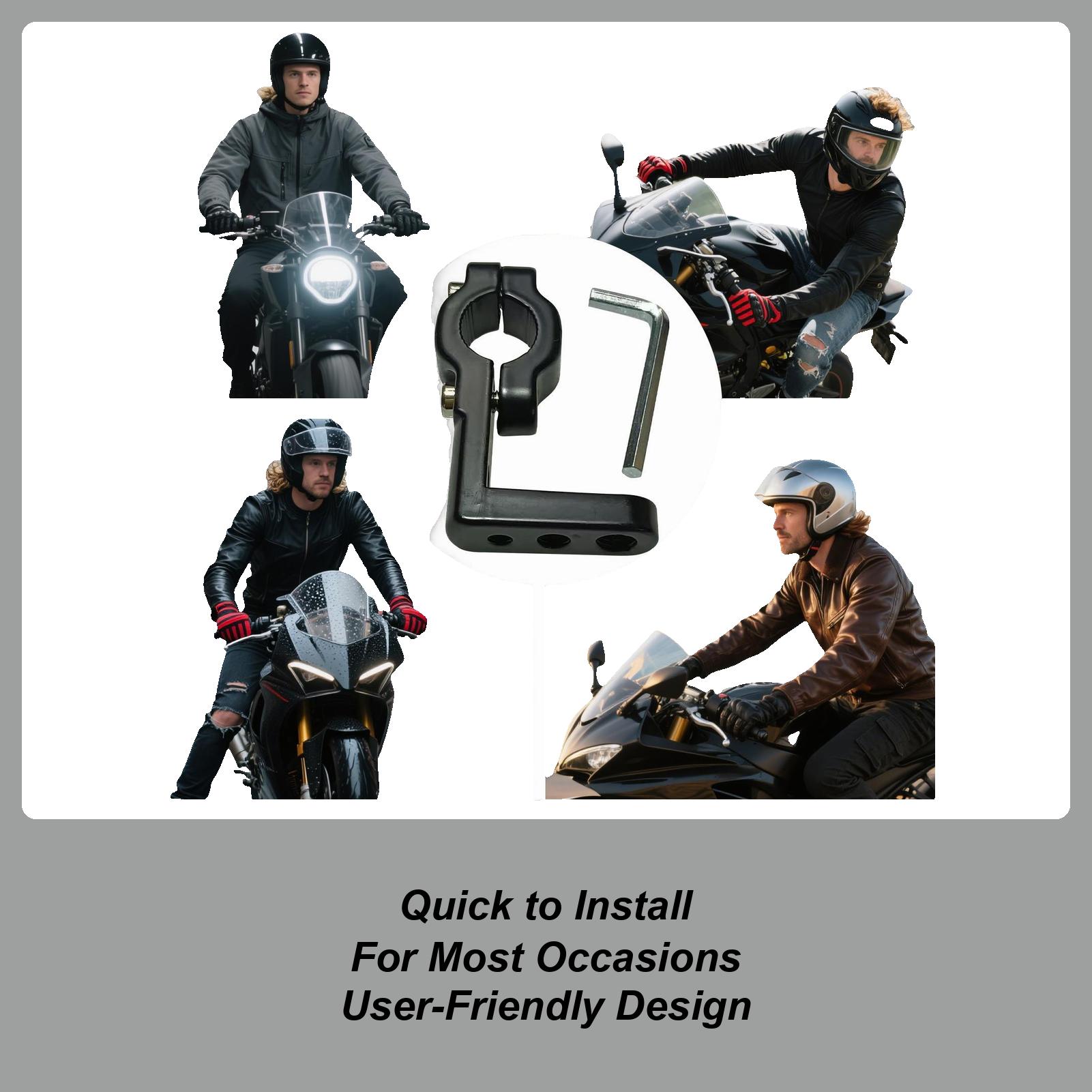 

Motorcycle Spotlight Bracket Adjustable Handlebar Clamp Front Fork Lamp Mount Pole Brackets For Night Riding Outdoor Adventure China Mainland