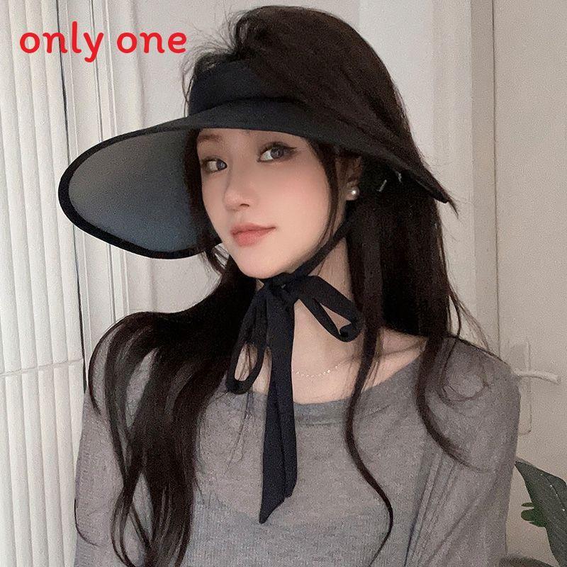 Summer Uv Sun Hat With Oversized Brim Ice Silk Material For Casual And Fashion Use