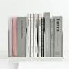 Desktop Book Sorter Organizers 3 Section Bookend for Shelf Space Saving Book End Magazine Stand for Magazine Notebook