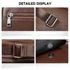 Multi-functional Pocket Single-shoulder Bag, Genuine Leather Versatile Portable Small Bag, Business Retro Crossbody Bag