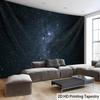 1pc Ultra Large Size Minimalism Starlit Sky Milky Way Natural Landscape Aesthetics Print Tapestry Birthday Gift Room Decoration