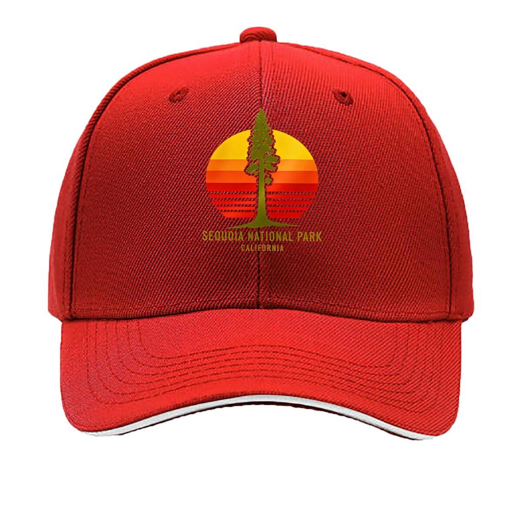 Baseball Cap with Geometric Print Casual Sport Cap for Unisex Outdoor Activities FatherS Day Bir Sandwich Baseball Cap