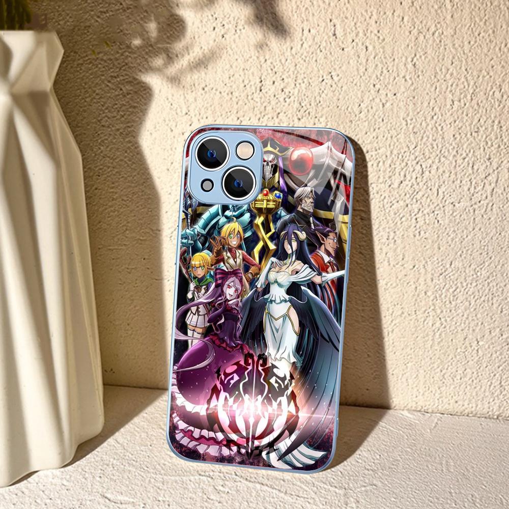 Overlord Phone Case For iPhone 14 13 12 Mini 11 Pro XS Max X XR 14 Plus Tempered Glass Cover
