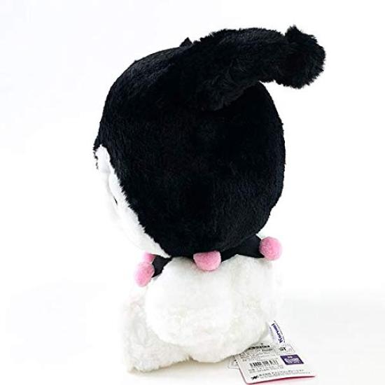Nakajima Corporation Sanrio Fluffy Kuromi Plush Toy, Medium, 147936-20