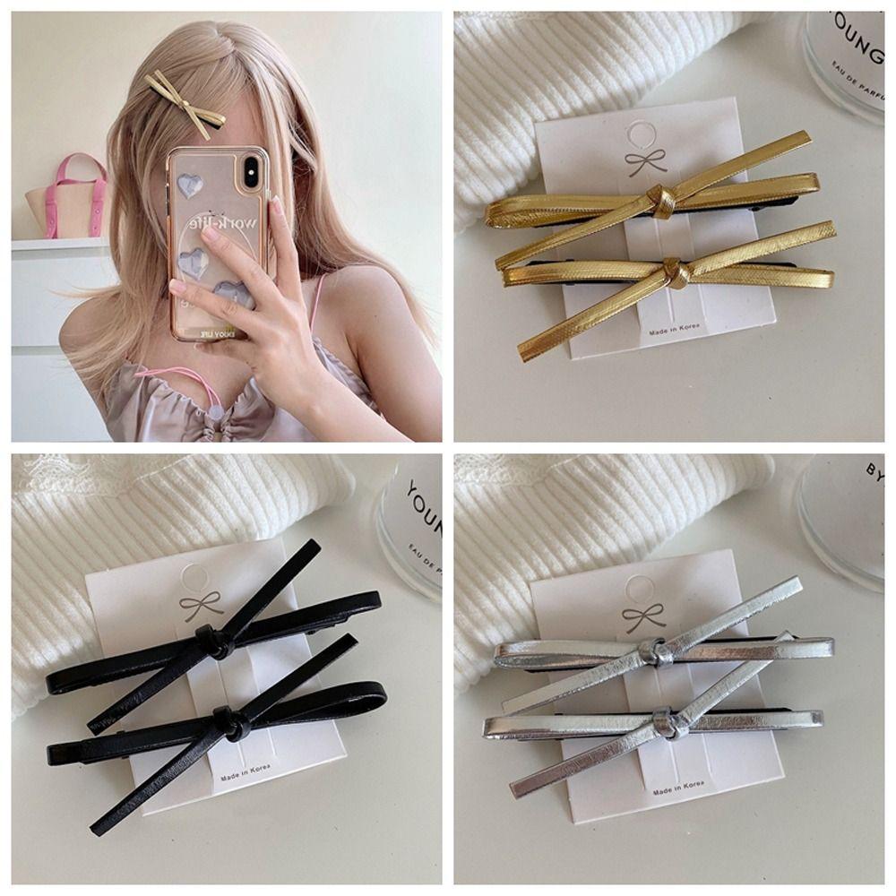 

Bow Hairpins Bowknot Duckbill Clips Creative Hair Clips Children