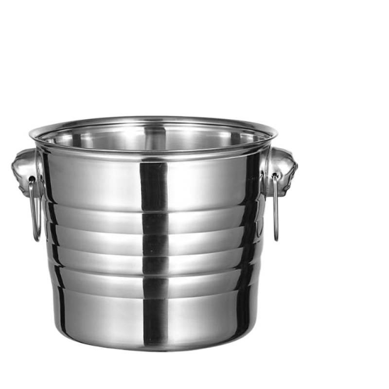 Stainless Steel Tiger Head KTV Ice and Champagne Bucket for Bars