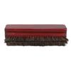 Pool Table Brush Wood Horse Hair 3 Sided Billiards Brush Cleaner for Cleaning Pool Tables Corner Edges Burgundy