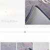 Coral Fleece Stripes Engraving Bathroom Mat Bath Non-slip Carpets In Wash Basin Bathtub Side Floor Rug Shower Room Doormat Memory Foam 3D Pad