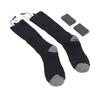 Electric Heated Socks Men Women Rechargeable 2 Sided Heating Washable Portable for Skiing Hiking Camping Uniform Size