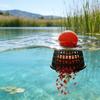 Professional Baits Dispenser With Removable Floating Ball For Convenient Maintenance And Spreading of Baits In Fishing
