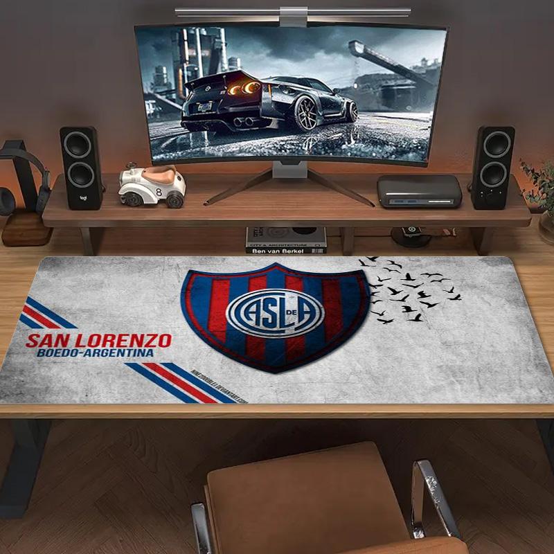 San Lorenzo Art Color Mouse Pad Large Gaming Table Cushion Non-slip Laptop Tablet Big Mousepad XXL Mat Mini PC Playmat With Lock Edge