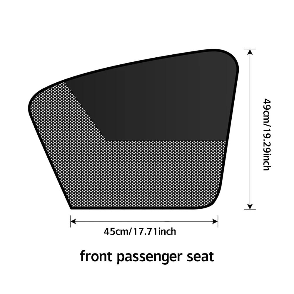 Car Window Sunshade Magnetic Suction Curtain Baby Sun Shade Front Rear Side Window for Truck Auto Sun UV Protection Accessories