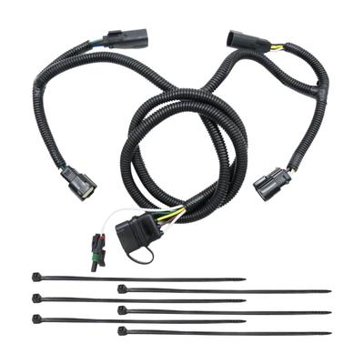 Tailgate Light Bar Harness with Reverse Wire for 1500 2500 3500 529005 Replacement Light Bar Adapter Auto Part