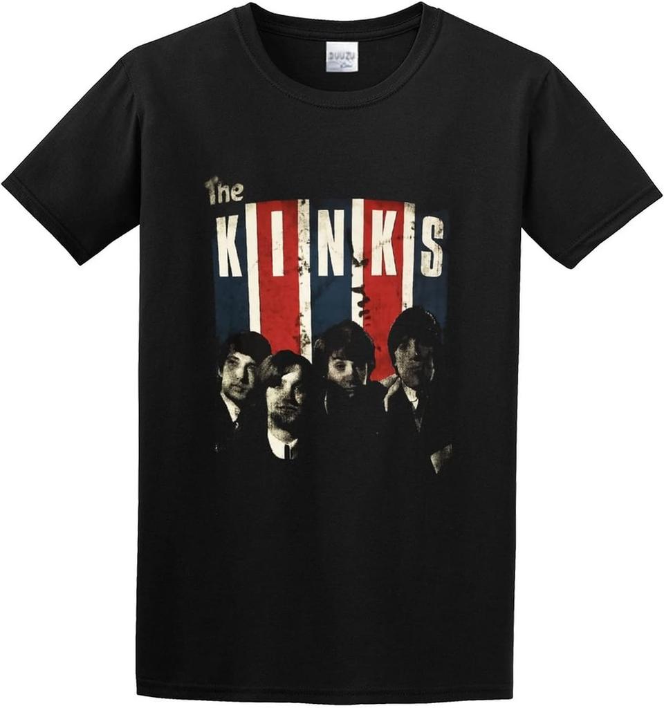 Unisex T-Shirt The Kinks 60S English Rock Pop Retro Black