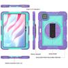 Silicone+PC Hybrid Case Universal For Xiaomi Poco Pad X1 8 7 Pro 2025 2024 11.2" Rotating Stand Armor Cover With Shoulder Strap