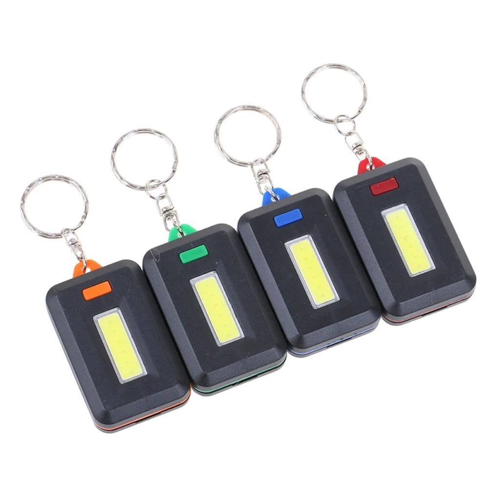 Mini COB Taschenlampen Leistungsstarke 3W Helle COB Taschenlampen Tragbares Taschen-LED-Licht Schlüsselanhängerlicht Drei Modi