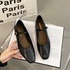 Fashion Print Women Loafers Flats Fashion Shallow Shoes 2025 Spring Ladies Elegant Soft Sole Mary Jane Shoes