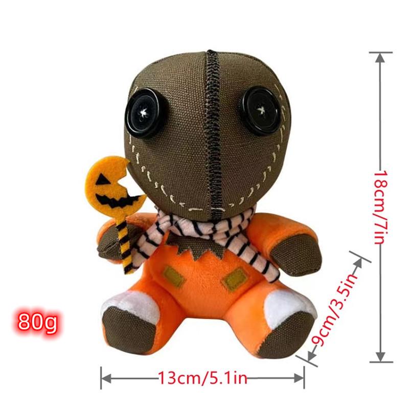 Trick 'r Treat Sam Plush Toy: Halloween Pumpkin Man Doll
