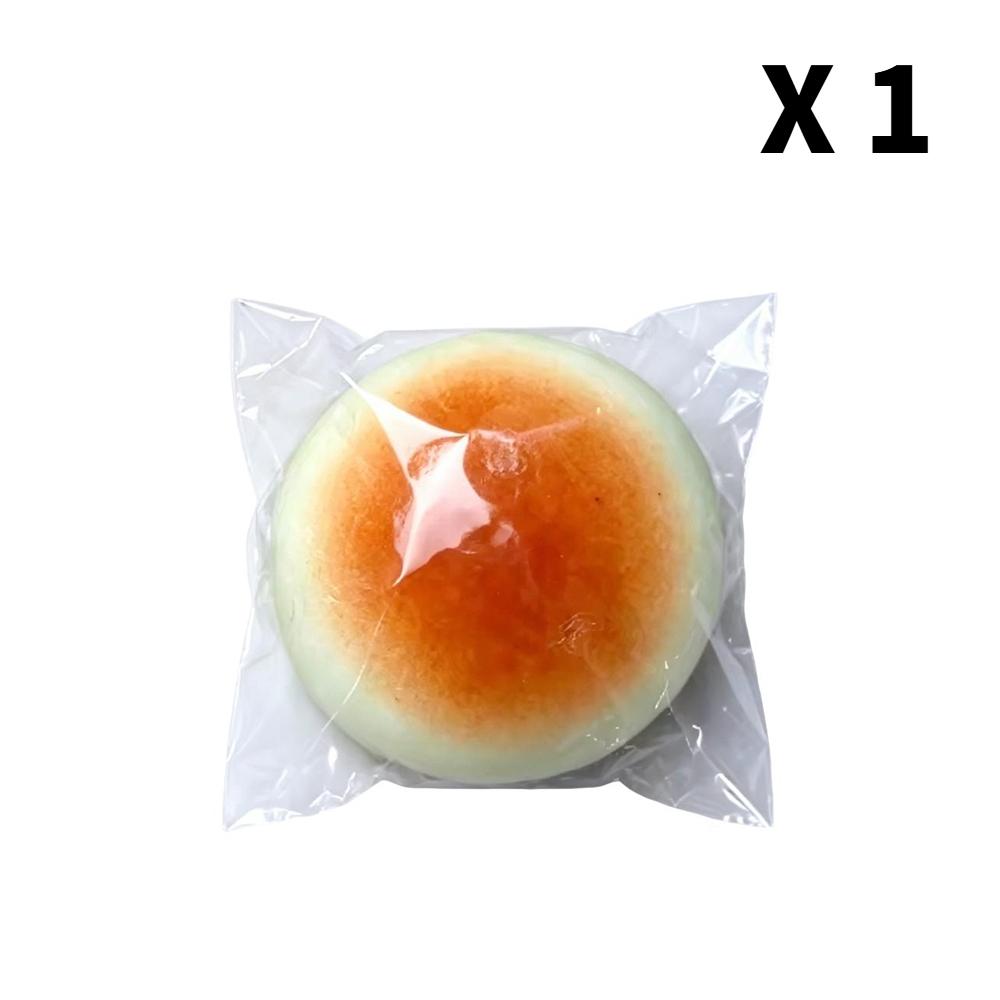 Crispy Honey Mini Bread Squishy Stress Ball Realistic Bakery Bun ASMR Anti Stress Release Hand Relax Gift Fidget Toy for Adult