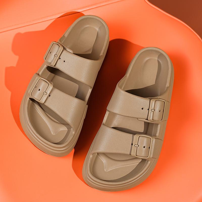 Fashion Thick Platform Eva Flip Flops For Women 2025 Summer Clip Toe Non Slip Beach Sandals Woman Comfortable Soft Sole Cloud Slippers