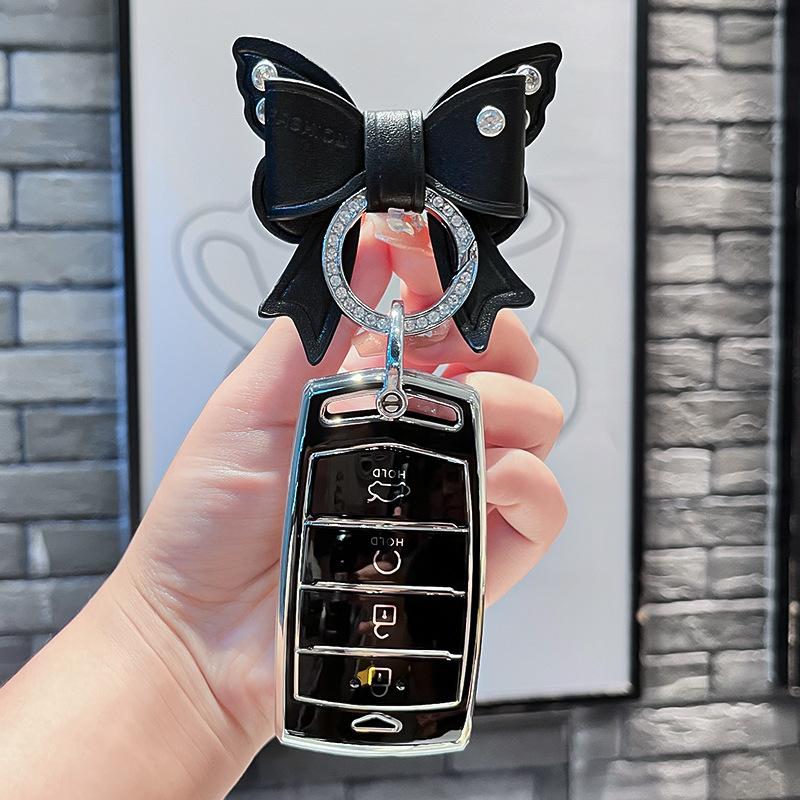 Tpu Car Remote Key Case Cover Protect Shell Fob For Hyundai  Genesis G70 G80 Eq900 G90 3 4 Bottons Accessories