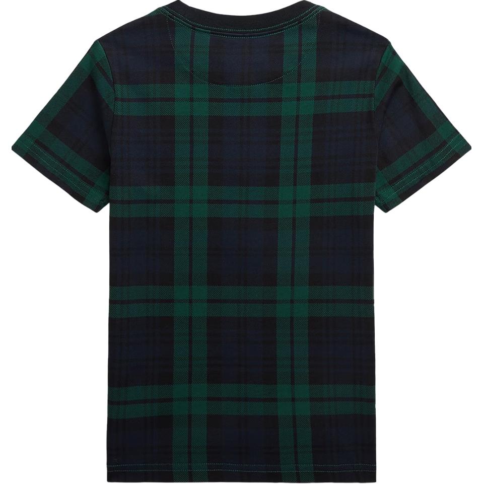 Polo Ralph Lauren T-skjorte Ss23 Casual Trykket Rund hals Kort ermet Barn Topper Mørkegrønn 323920643-001