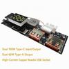 3-5S PD 100W Power Bank DIY Mainboard 1.47-inch TFT Color Screen Bidirectional Super Fast Charging Power Bank Module