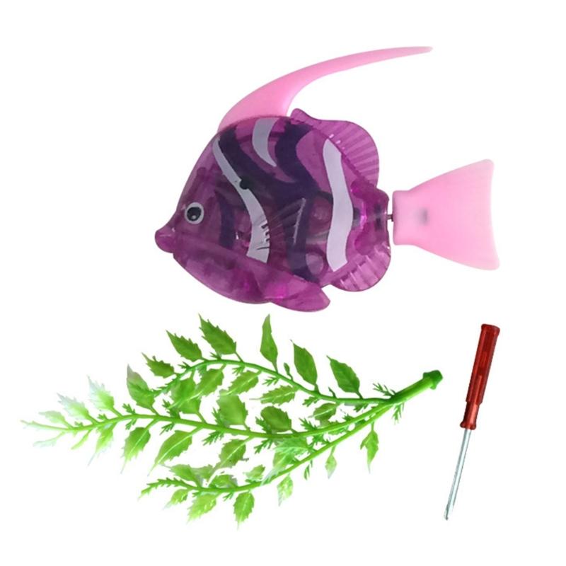Interactively Robot Fish Toy Swimming Bath Plastic Fish Toy Limp Fish Toy for Cats Entertainment and Stress Reliefs