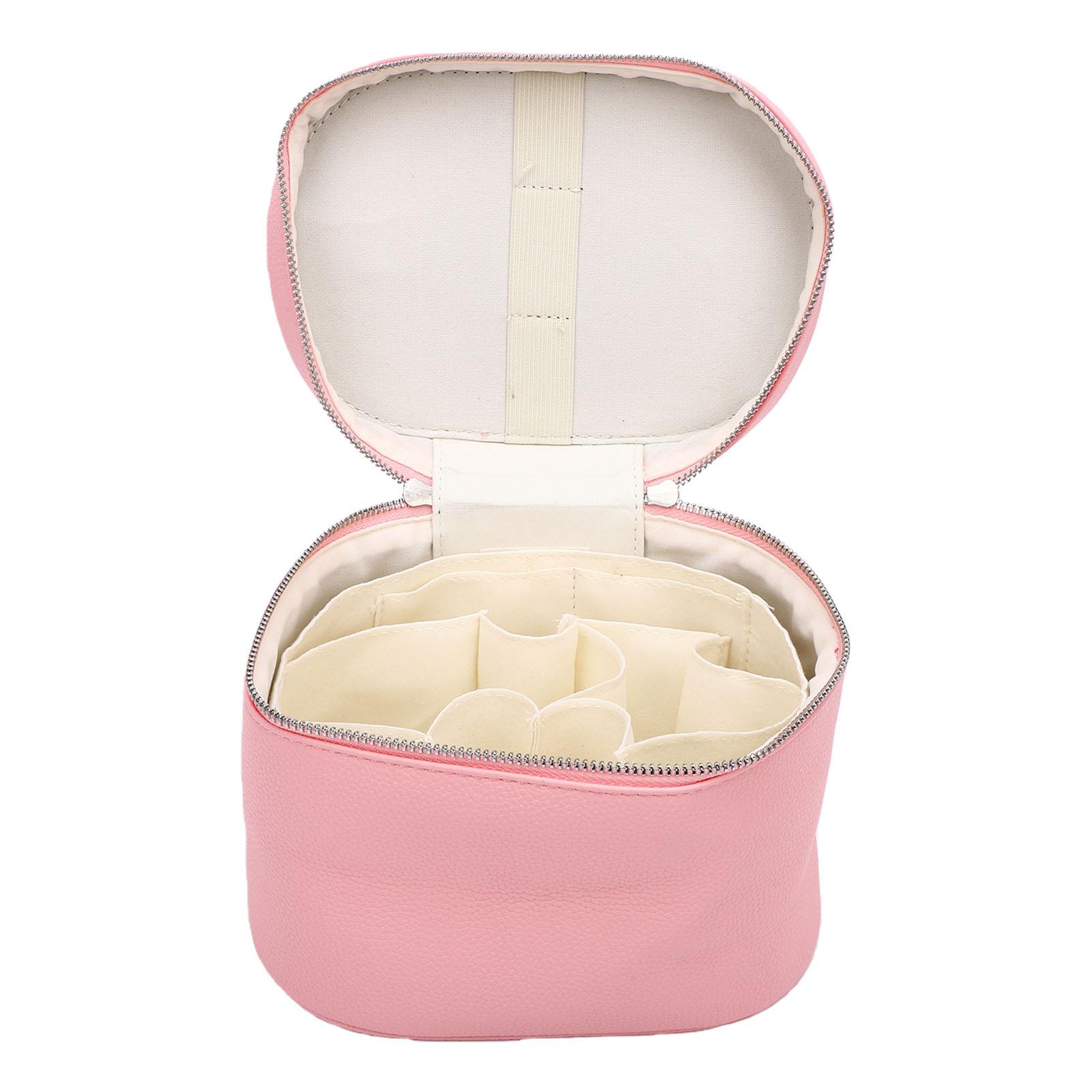 

Portable Makeup Bag with Removable Divider Lining Cosmetic Makeup Bag for Travel