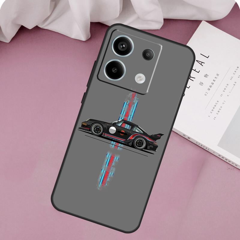 

Полосы гонщика Чехол для телефона racer Для Xiaomi Redmi Note 12 11 9 10 13 Pro Plus 12S 11S 10S 9S Redmi 13C 9C 10C 12C Чехол Redmi Note 10 Pro