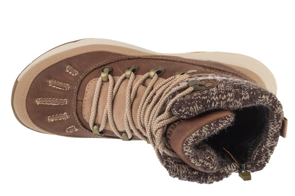 Merrell Siren 4 Thermo Mid Zip WP, Womens Beige Trekking Shoes