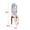 Figurină PVC Ram Rem Șezând din Re:Jucărie Model Desen Animat Drăguț Zero Ornamente Premium pentru Decor Interior Mașină