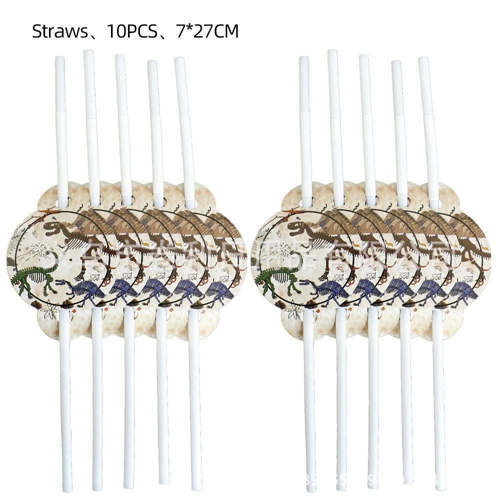 Dinosaur Fossils Archaeology Themed Birthday Party Paper Plates Paper Cups Paper Tissue Tableware Decorative Kits Supplies