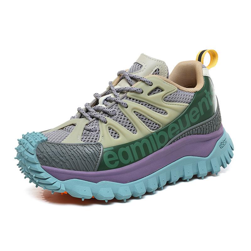 Urban commuting high-end comfortable non-slip lightweight outdoor hiking lightweight heightening platform running sports tide shoes