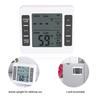 Refrigerator Thermometer with Alarm LCD Display Temperature Trend Indicator High and Low Records for Outdoor Indoor Temperature Sensor