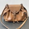 New Leather Cowhide Locomotive Wind Cloud Bag Underarm Bag Tote Bag Single Shoulder Portable Messenger Bag Women's Bag