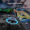Kabelloser PS2-Controller mit Dual-Shock-Vibration - USB/Bluetooth-Gamepad für PlayStation 2/PC (Transparentes Design + 10m Reichweite)_CD