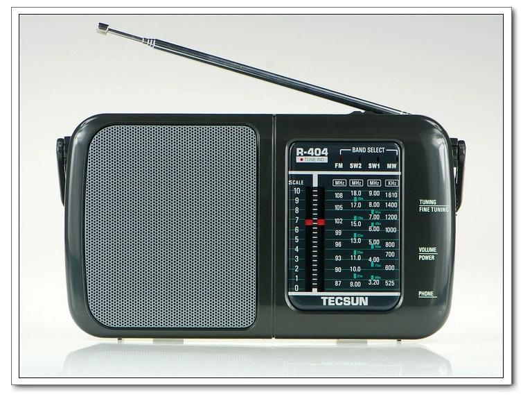 Tecsun R-404P High Sensitivity FM/AM Shortwave Radio for Seniors
