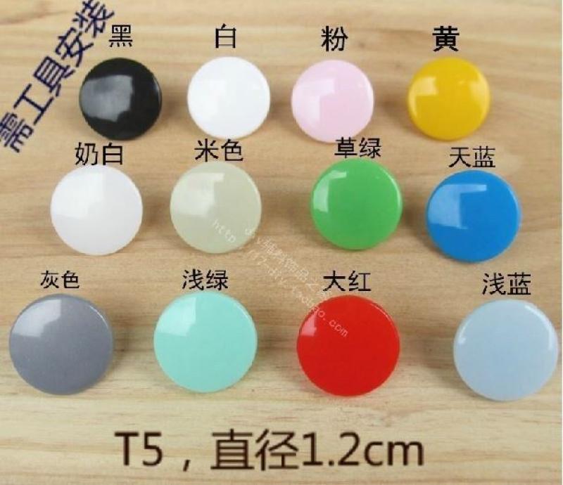 Lots 100PCS Sets Size 16 T3 Resin Button Popper For Cloth Diapers Crafts
