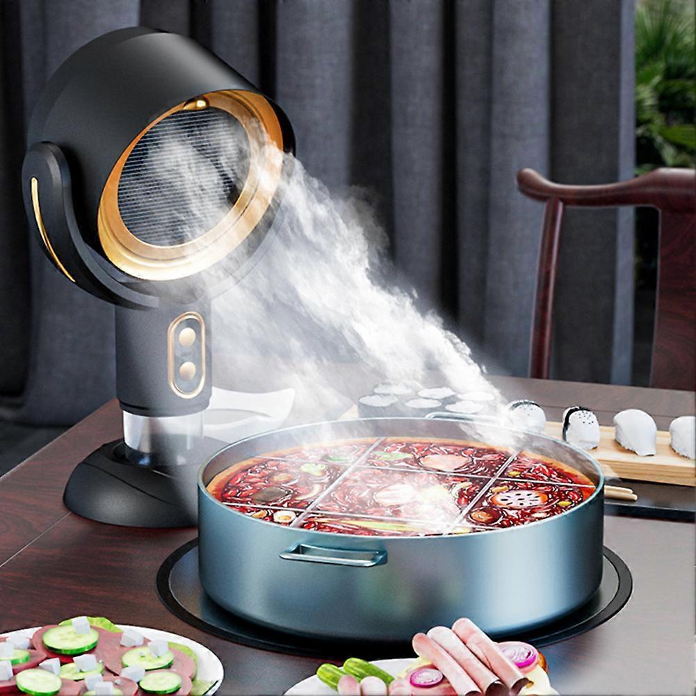Portable Mini Range Hood Anion Smokes Removal Airs Purification Small Range Hood for Indoor BBQ RV Kitchens