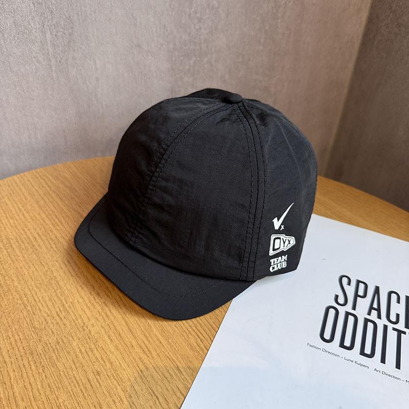 Baseball Cap Summer Speed Dry Short Brim With Letter Print For Outdoor Hiking And Camping