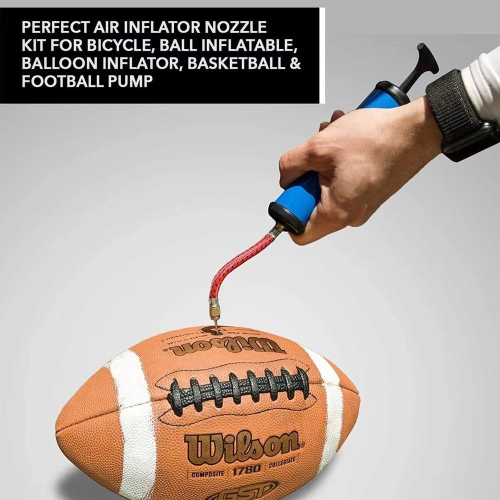 Air Nozzle Presta Schrader Valve Pump Needle Valve Adapter Tools  Gym Balloon