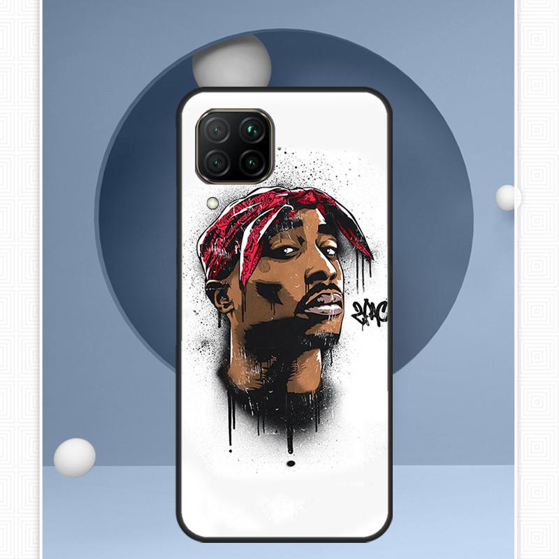 Rapper 2pac Singer Tupac For Huawei Nova Y72 Y90 Y61 Y91 Y60 Y70 12s 12i 11i 8i 9 10 SE P20 P40 Lite P60 P30 Pro Case