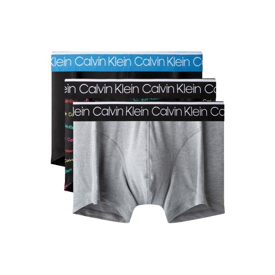 

Calvin Klein Reversible Logo Jacquard Boxer Briefs 3-Pack Men underwear NP2421O--9X1 M