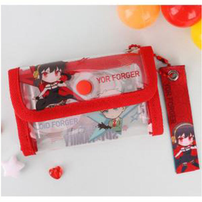 Spy Family Lloyd Yore Transparent Keychain Wallet