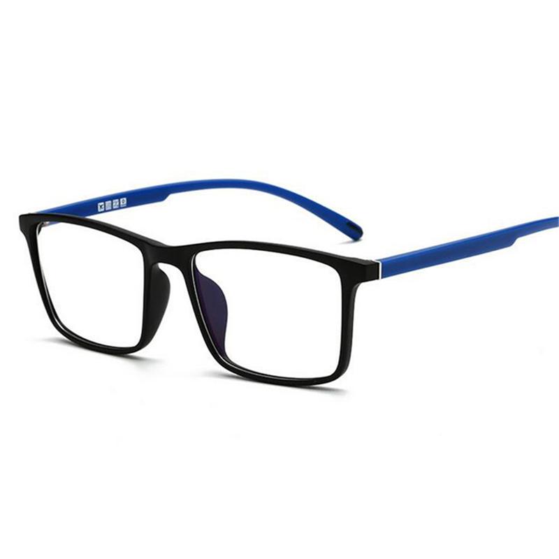 0 -0.5 -0.75 -1.0 To -6.0 Minus Degree  Square Prescription Eyeglasses Women Men Ultralight Business Computer Optical Glasse