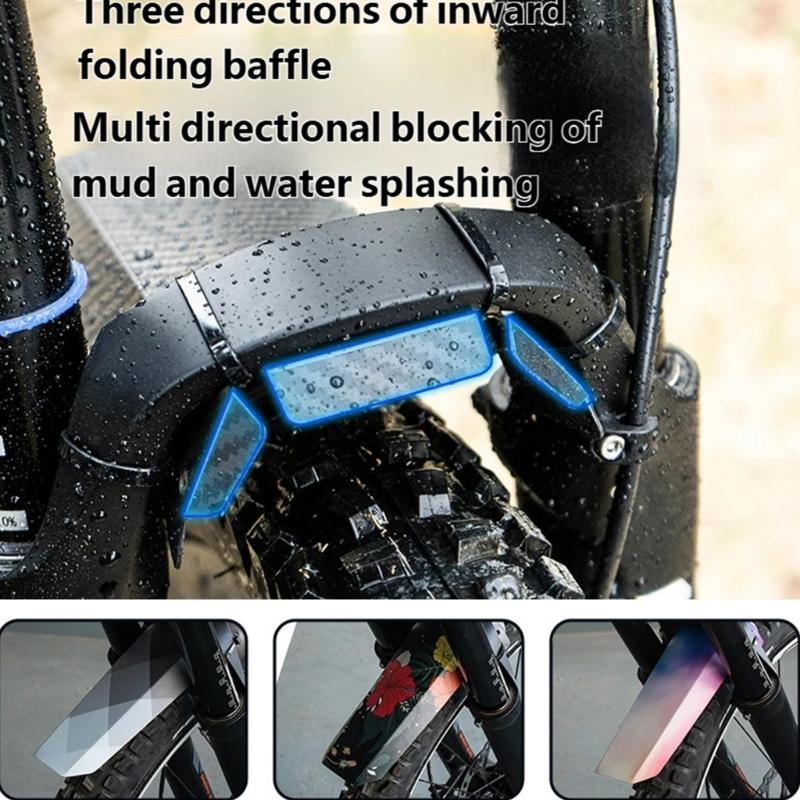 Universals Bike Mudguard Replacement Front Rear Tire Wheel Mud Guard Mountain Bike Mudguard Cycling Mud Guard Enduring